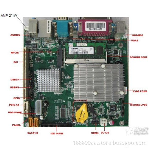 famless industrial motherboard with three years warranty